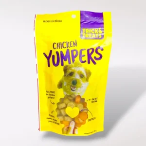 Premios suaves para Perro Yumpers sabor Pollo 100g Trick&Treats
