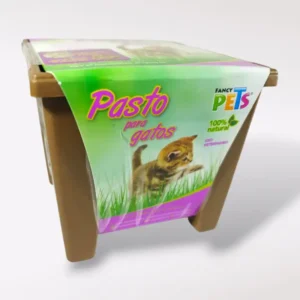 Pasto natural para gatos, perros y pequeños roedores. Fancy Pets 60g. (3 siembras)