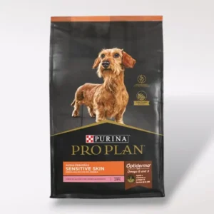 Pro Plan Optiderma Sensitive Skin Adulto Raza Pequeña. Receta Salmón y Arroz