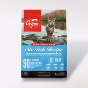 Orijen Six Fish Recipe (receta seis pescados) Gato