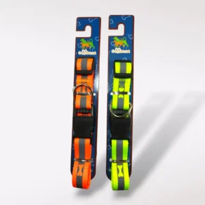 Collar reflectante ajustable para perro