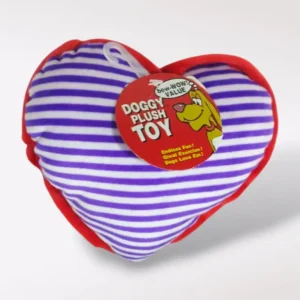 Peluche corazón con squeaker