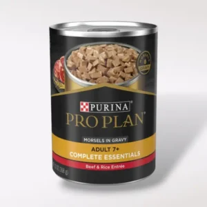 Pro Plan Senior 7+ Carne y Arroz 368.5g. Alimento Húmedo para perros de todas las razas