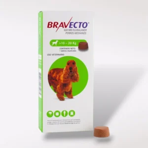 Bravecto Chew tableta masticable para perro mediano, 10 a 20 kg