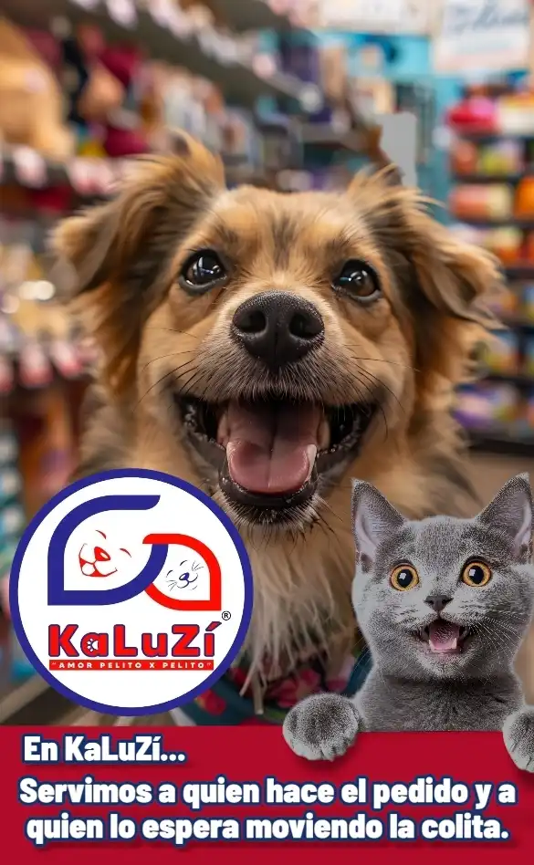Filosofía KaLuZí Petshop: Servimos a quien hace el pedido y a quien lo espera moviendo la colita.