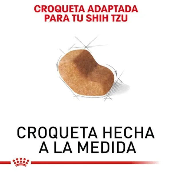 Royal Canin Shih Tzu Adulto alimento seco para perro adulto de raza Shih Tzu. Croqueta adaptada a Shih Tzu.